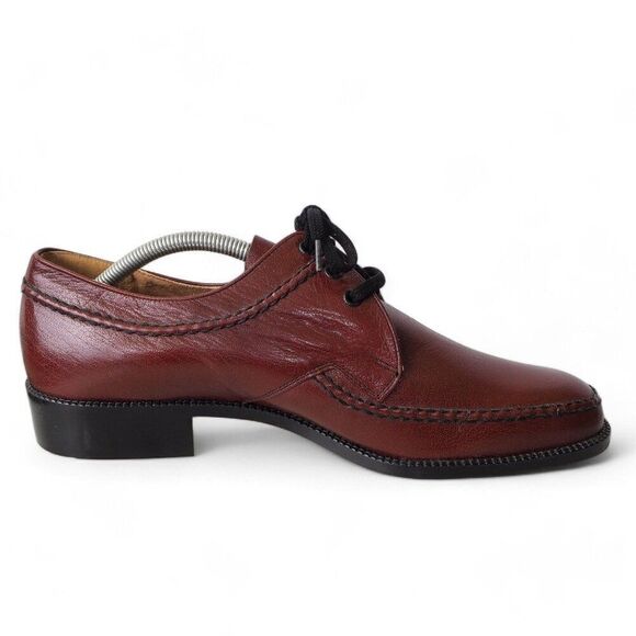 Marke Salamander Vintage Made in West Germany Leather Oxfords Brown Men's 9.5F - Picture 7 of 11